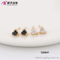 90847-Xuping Jewelry Fashion New Model Fancy Stud Earring con encantos Heart Shap